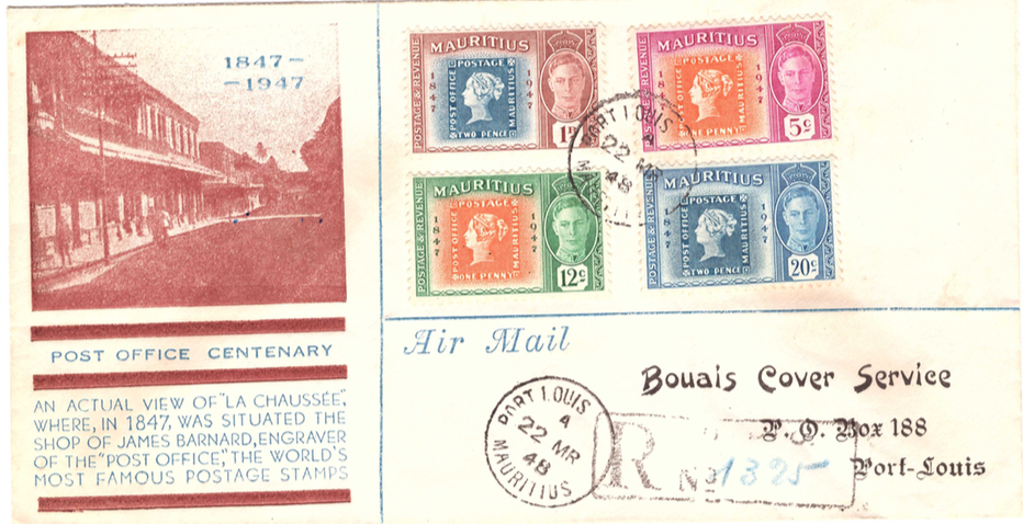 1948 Post office centenary 22 MArch