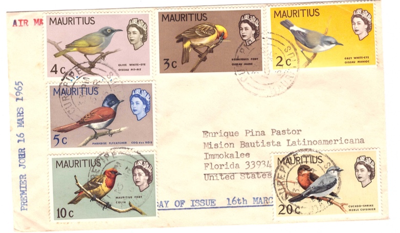1965 Birds issue special cover