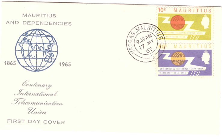 1965 Mauritius and dependencies FDC
