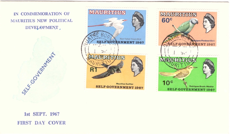 1967 Self Gov Commemorative issue Birds Sep