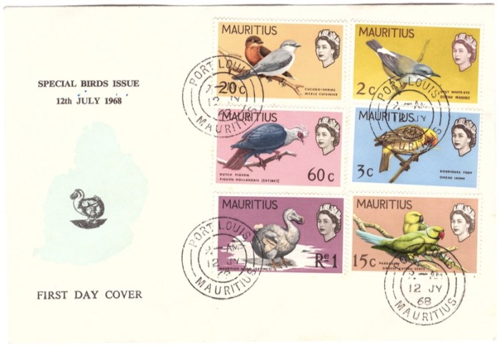 1968 Special bird issue FDC