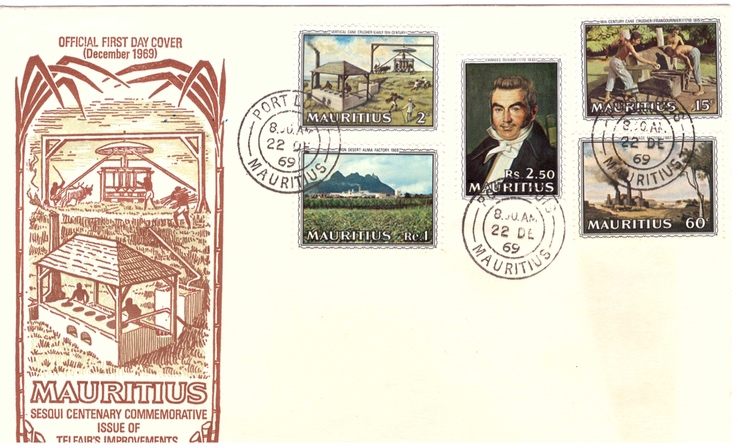 1969 Anniv of sugar industry FDC
