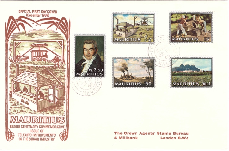 1969 Annivero f sugar industry special cover