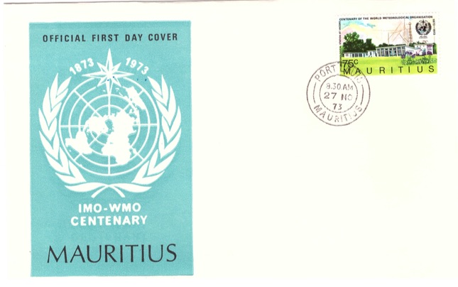 1973 27 Nov - Centenary of IMO - WMO