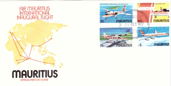 1977 31 oct - Air Mauritius inaugural flight