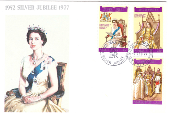 1977 7 Feb - Silver jubilee coronation special cover