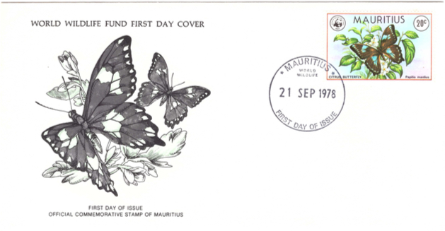 1978 21 Sep - Mauritius world wild life - SC 1