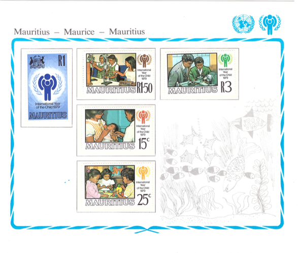 1979 11 Oct - International year of the child - stamp sheet