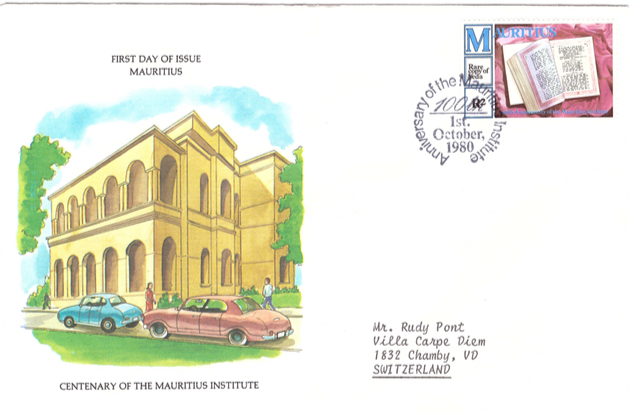 1980 1 October - 100th of Mauritius institute SC