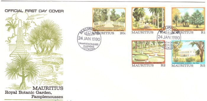 1980 Pamplemousses FDC