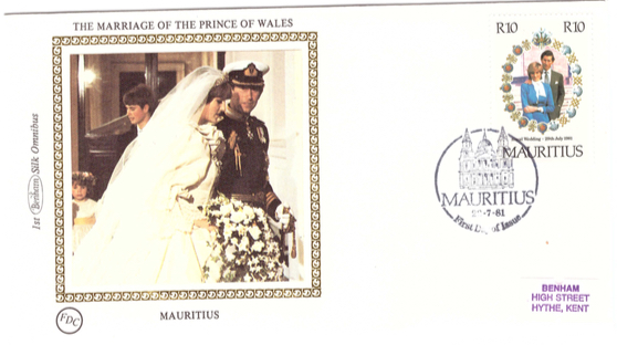 1981 22 July - Marriage prince of wales Benham silk collection 3