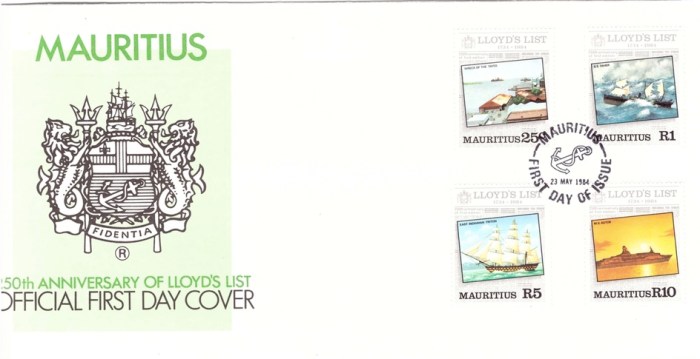 1984 23 May - 250th anniversary Lloyd's list