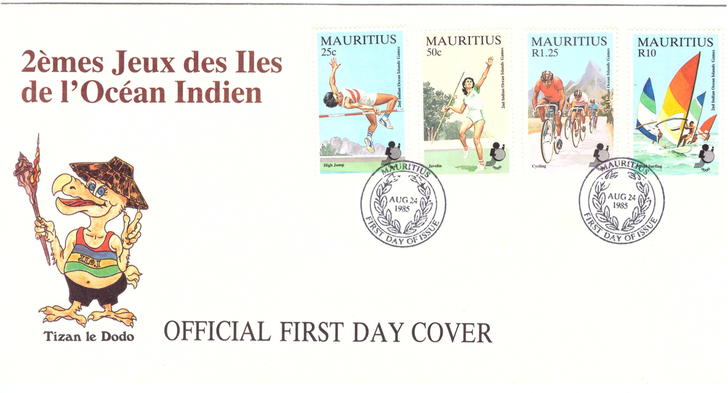 1985 24 Aug - 2nd jeux des iles de l'ocean indien