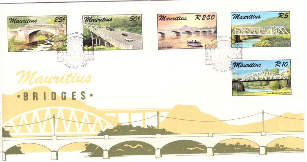 Mauritius Bridges First Day Cover
