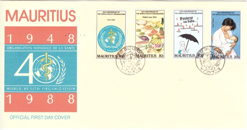 1988 1 July - 40th anniversary WHO