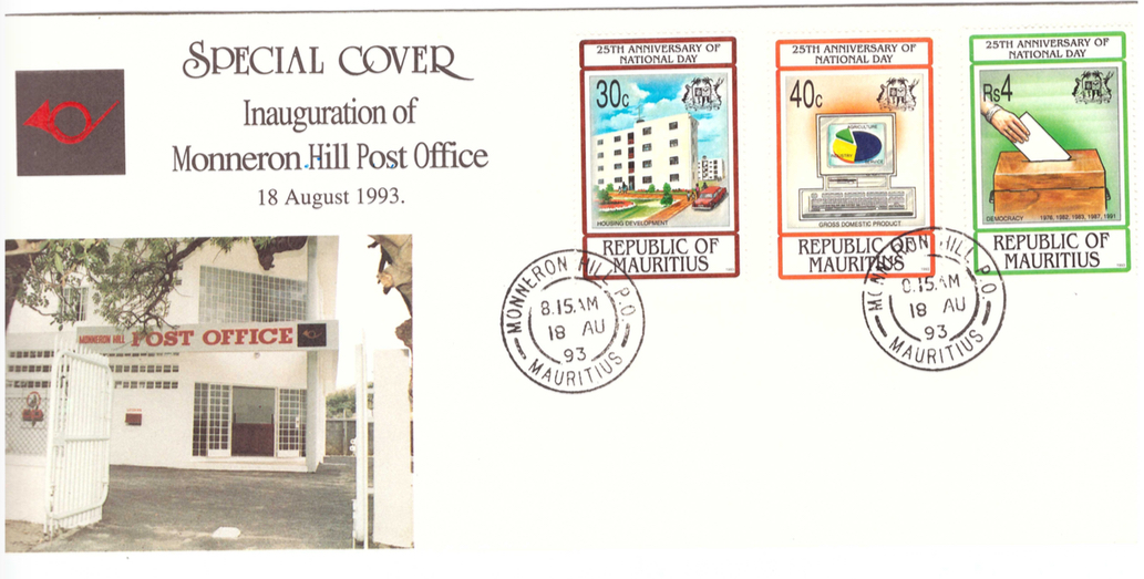 1993 18 Aug - Inauguration of Monneron Hill PO - SC