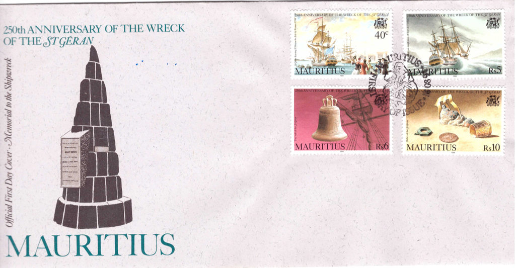 1994 18 Aug - 250th anniversary wreck of St Geran