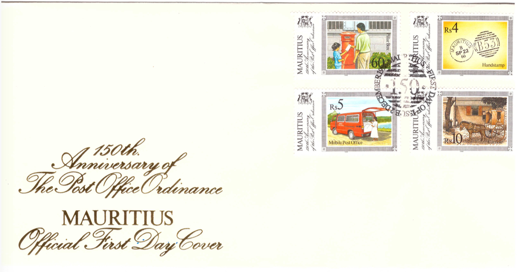 1996 19 Dec - 150th anniversary of Post Office ordinance