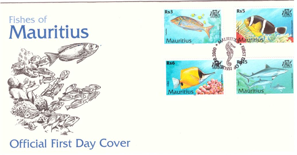 2000 9 Oct - Fishes of Mauritius FDC_2