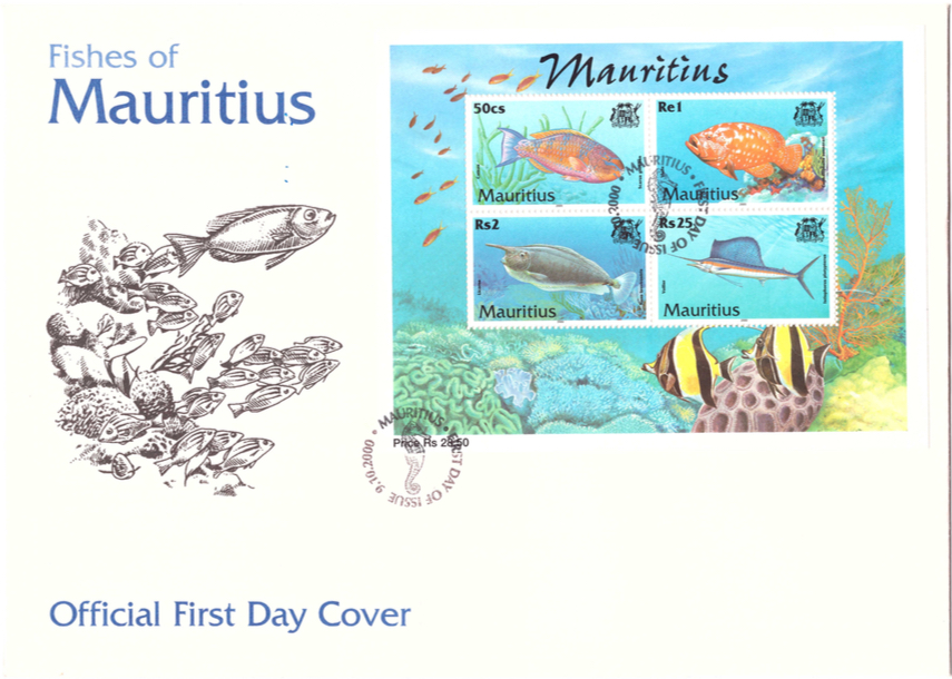 2000 9 Oct - Fishes of Mauritius Sheet cover_1