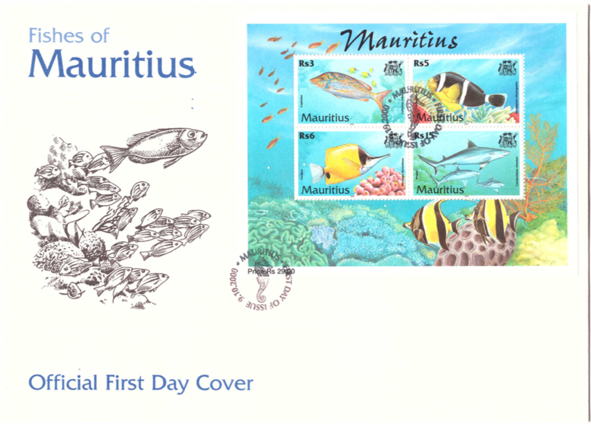 2000 9 Oct - Fishes of Mauritius Sheet Cover_2
