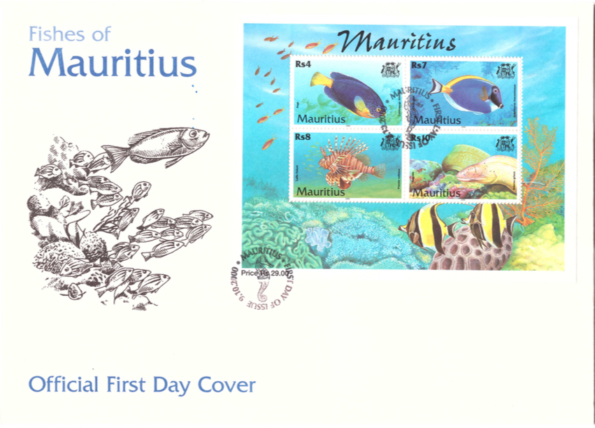 2000 9 Oct - Fishes of Mauritius Sheet Cover_3