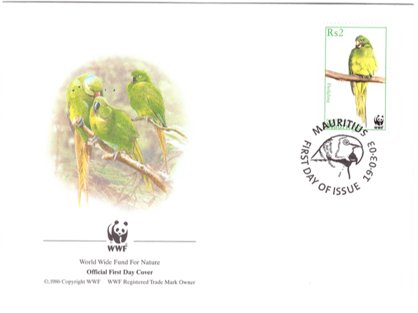 2003 19 March - Echo Parakeet WWF_2