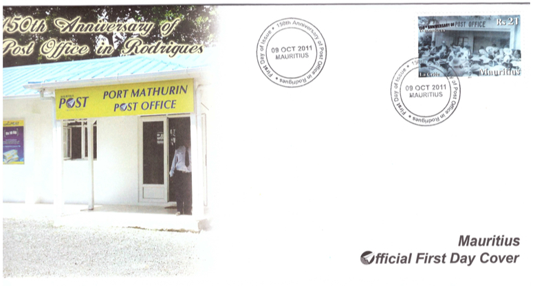 2011 9 Oct - 150th Anniv of PO in Rodrigues
