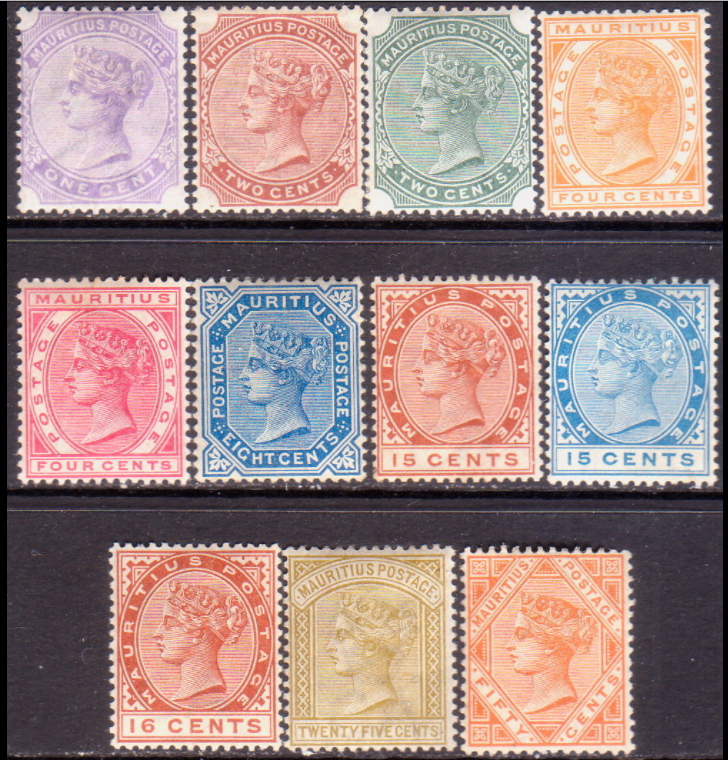 Q Victoria complete set 1883-94