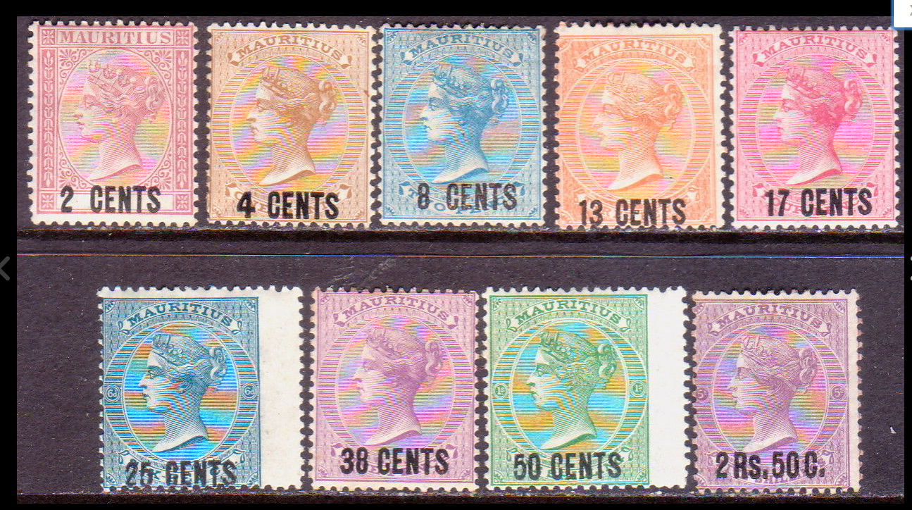 Q Victoriacomplete set 1878