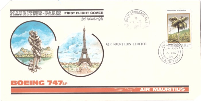 Air Mauritius Paris flight
