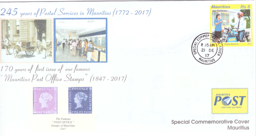 2017 - 245 yrs postal services